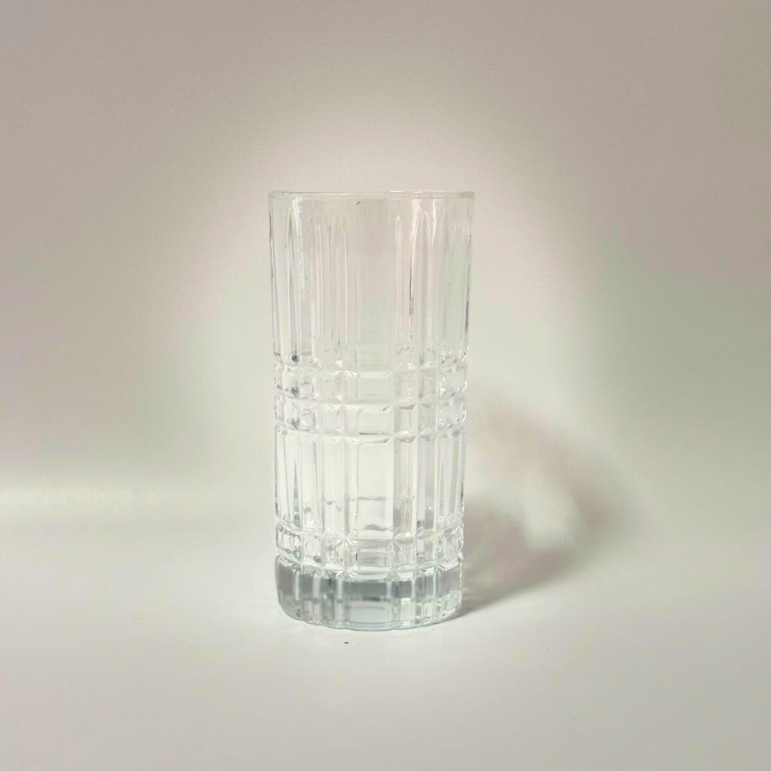 Set de vasos labrados elegance