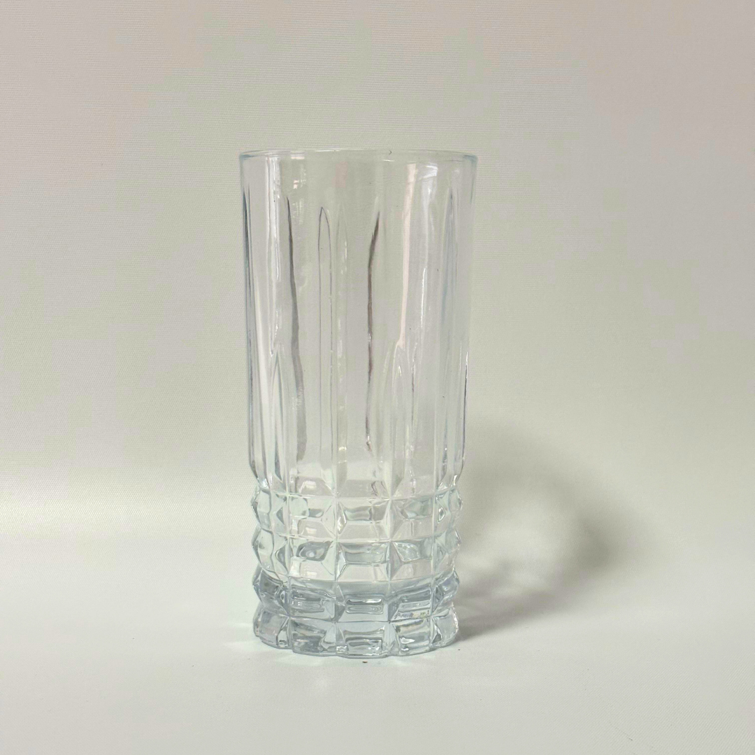 Set de vasos labrados elegance