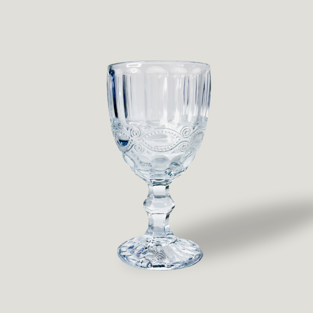 Set de copas labradas antifaz