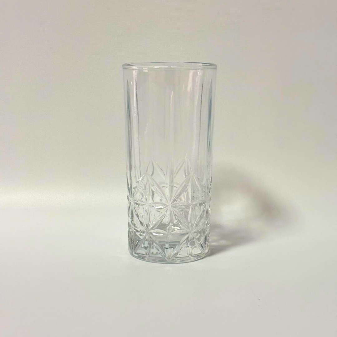 Set de vasos labrados elegance