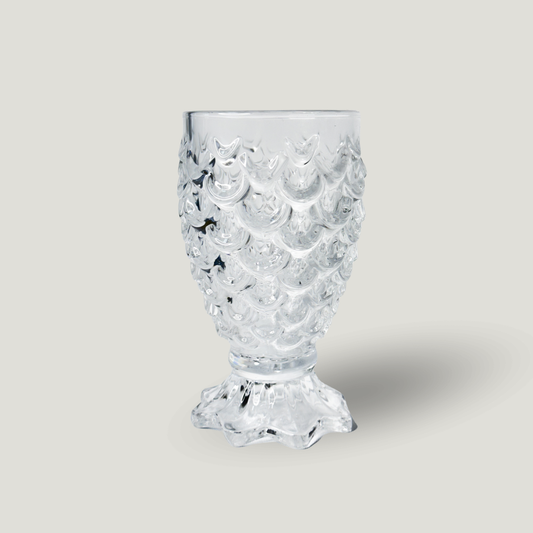 Set de vasos labrados cola de pez