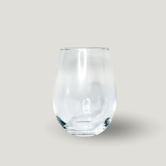 Set de vasos de vidrio curveado