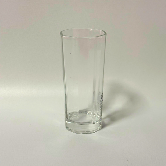 Set de vasos de vidrio octagonales
