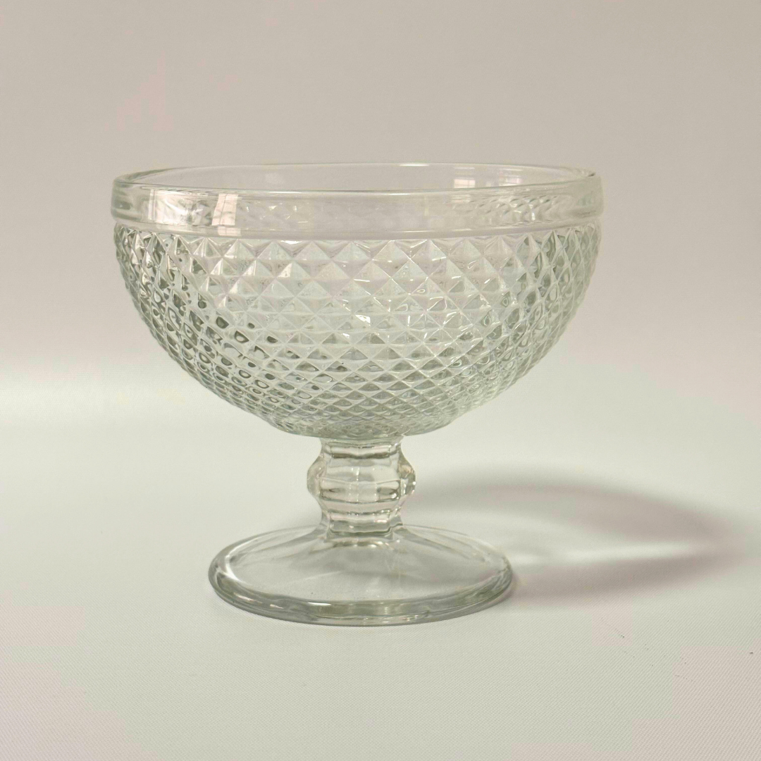 Copas labradas para postre diamante