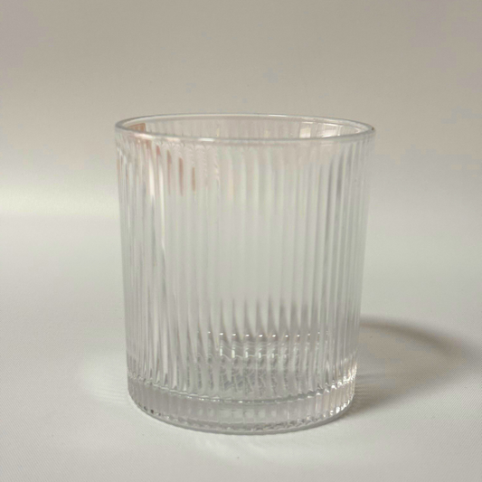 Set de vasos acanalados