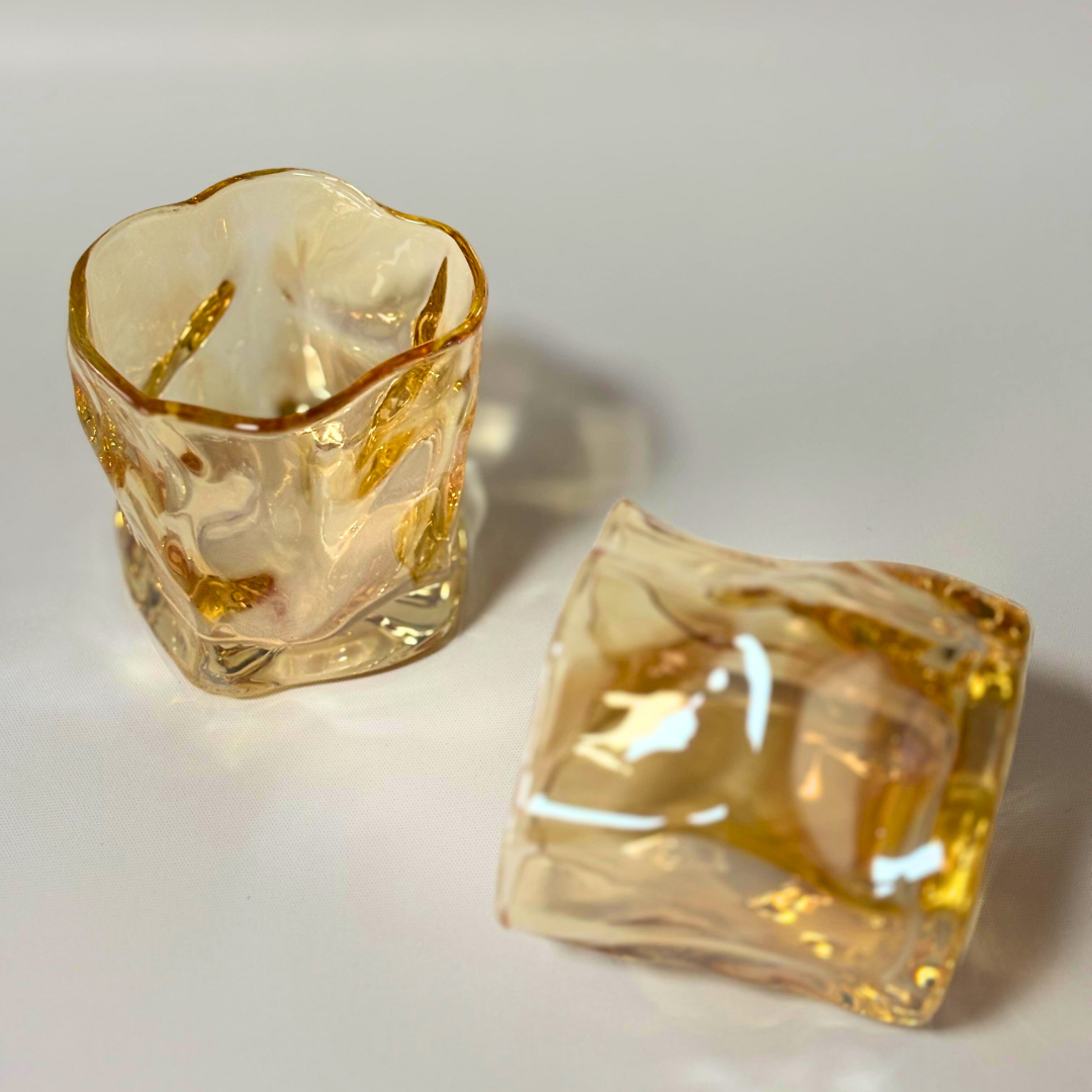 Set de vasos tornasol