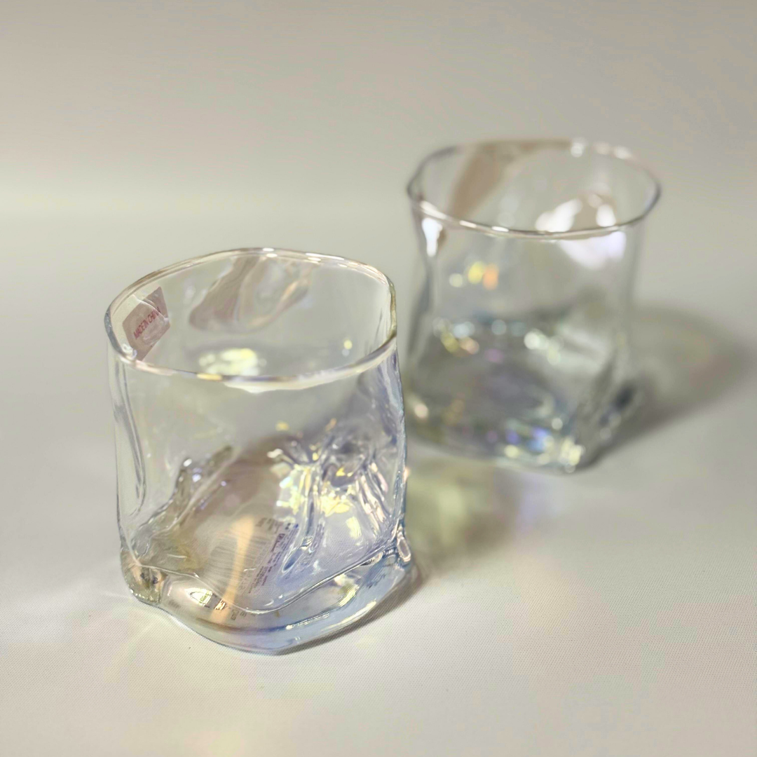 Set de vasos tornasol